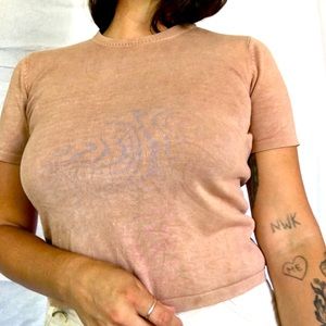 Naturally dyed, vintage silk top! ✨SOLD✨